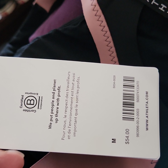 Atlanta Ultimate Ignite Bra A-C in Black Size Medium NEW MSRP $54 FP142 - Picture 4 of 9